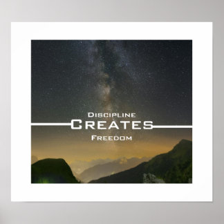 Poster Disciplina Cria Liberdade