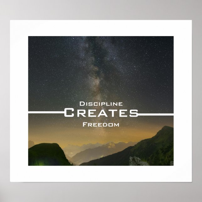 Poster Disciplina Cria Liberdade (Frente)