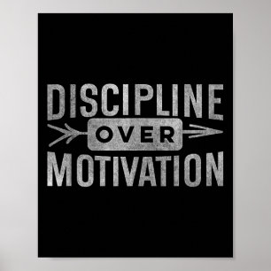 Poster Disciplina Motivacional Sobre Inspiração Motivador
