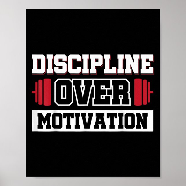 Poster Disciplina Sobre Motivação (Frente)