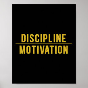 Poster Disciplina Sobre Motivação Musc De Hustle Workout