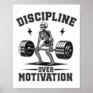 Poster Disciplina Sobre Motivação Treinamento Motivaciona
