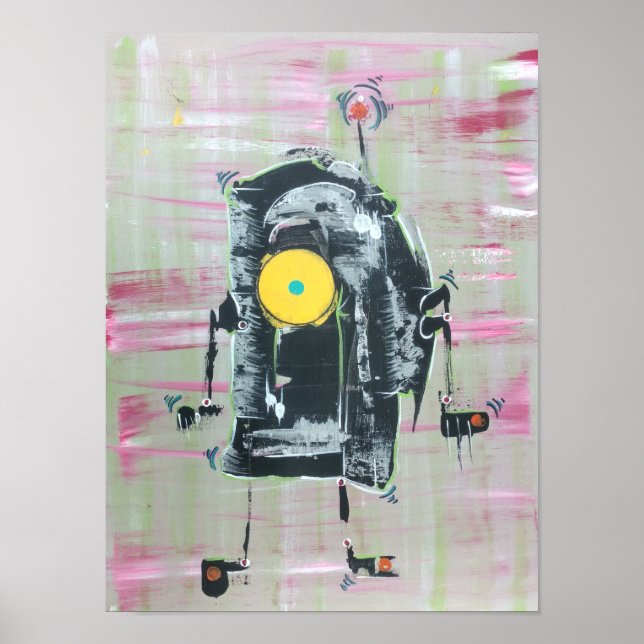Poster Disco-Bot (Frente)