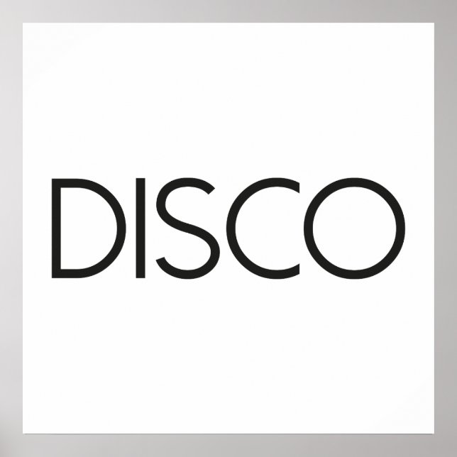 Poster DISCO Dancing (Frente)