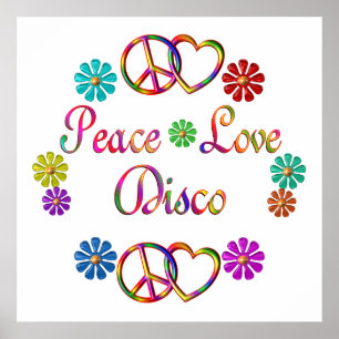 POSTER DISCO DE AMOR DE PAZ
