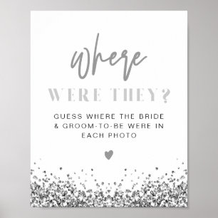 Poster Disco De Sequências De Prata Da REGINA Onde Eles A