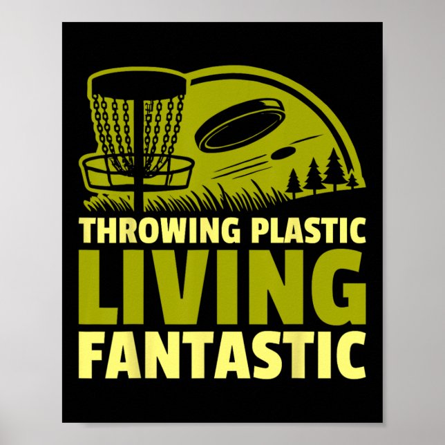 Poster Disco Golfe Lançando Plástico Vivendo Fantástico D (Frente)
