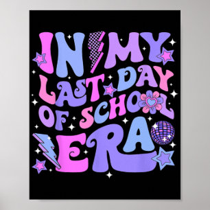 Poster Disco Groovy Hello Summer No Meu Último Dia De Esc