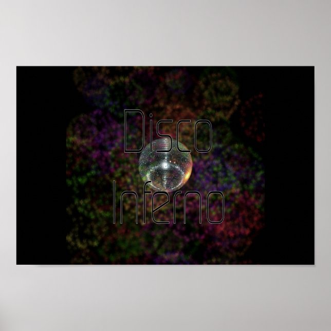 Poster Disco Inferno (Frente)
