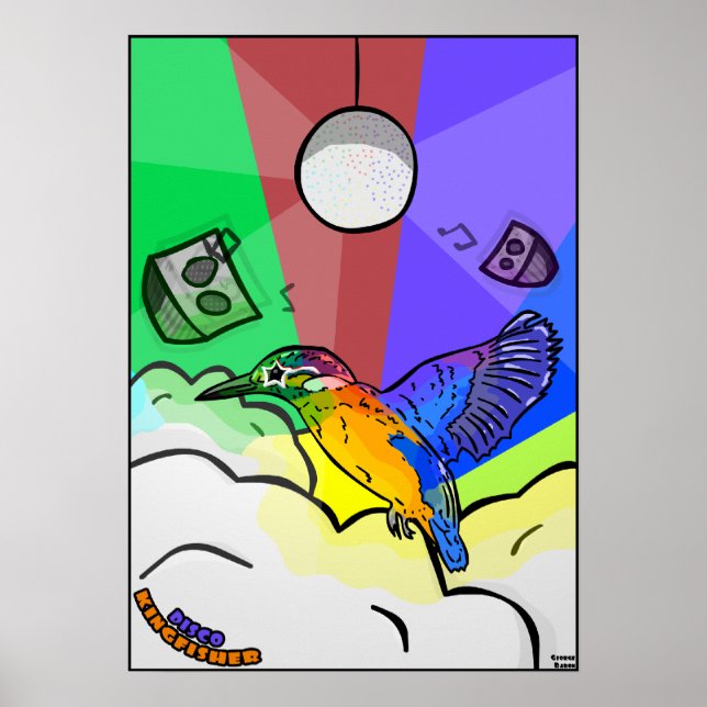 Póster Disco Kingfisher (Frente)
