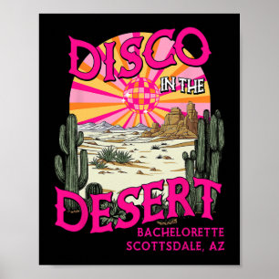 Poster Disco No Solteiro Da Equipe Do Deserto Noiva Scott