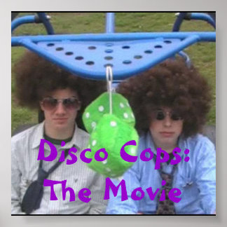 Poster Disco poster, Disco Cops:O Filme - Personalizado