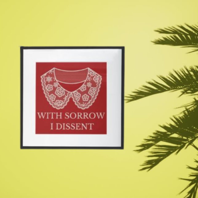 Póster Discordo do Protesto de Interrupção do Aborto Cola (Criador carregado)