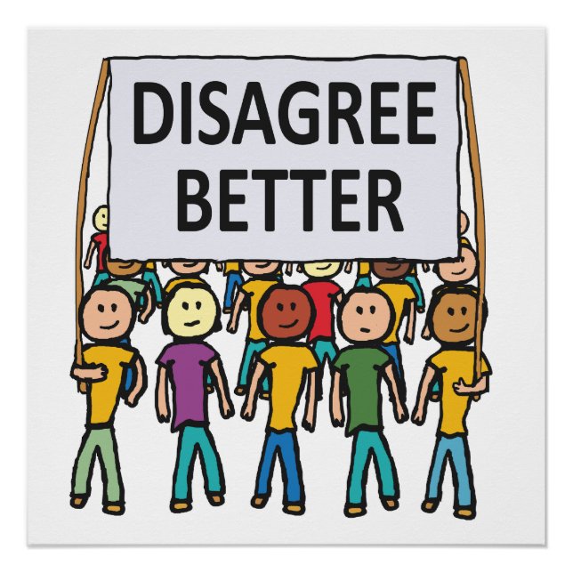 Póster Discordo melhor (Frente)