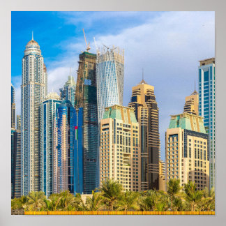 Poster Discos modernos de Dubai Corniche