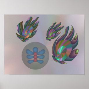 Poster Discos sintéticos e forma de vida