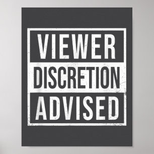 Poster Discricionariedade do telespectador avisada