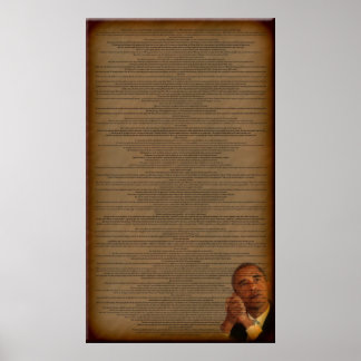 Poster Discurso de Aceitação de Barack Obama