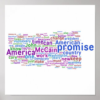 Póster Discurso de Aceitação de Barack Obama