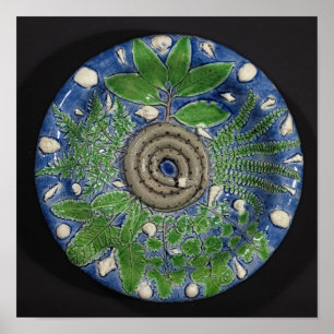 Póster Dish, Palissy Ware