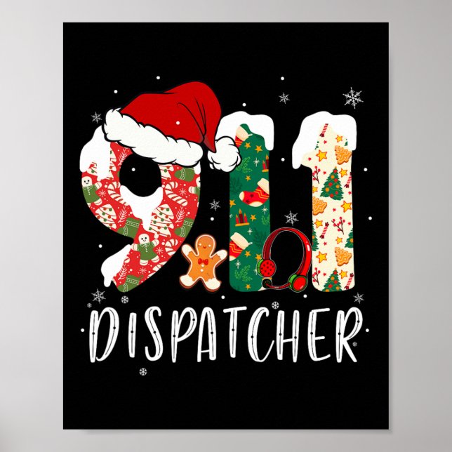 Poster Dispatcher Natal 911 (Frente)