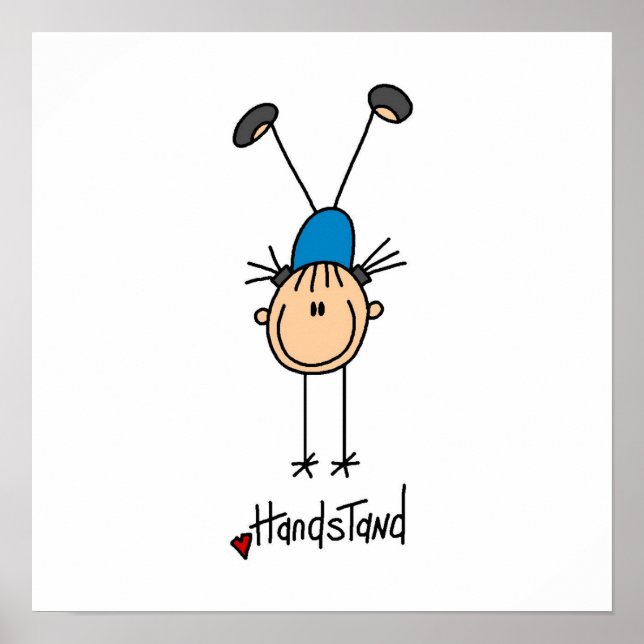 Póster Dispositivos de mão do ginasta (Frente)