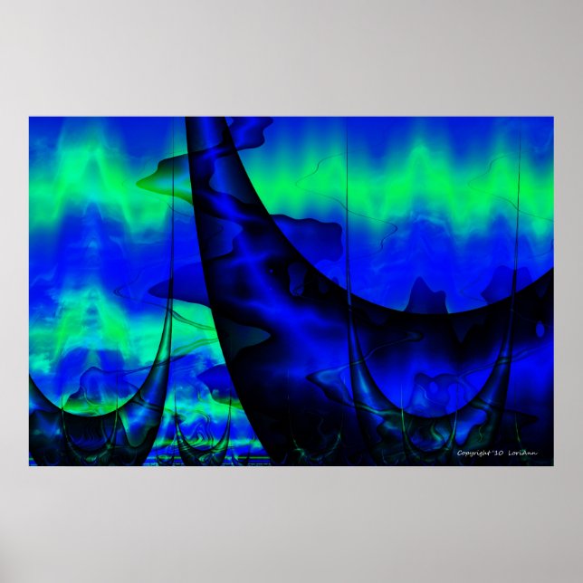 Poster Distorção Aquática (Frente)