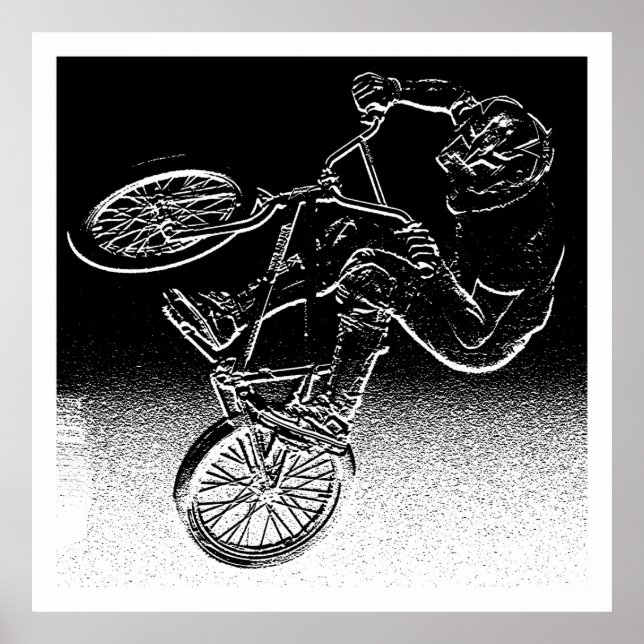 Póster Distorção BMX, Copyright Karen J WilliamsBMX (Frente)