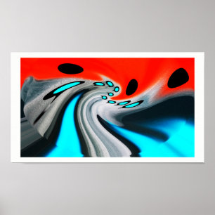 Póster Distorção cósmica