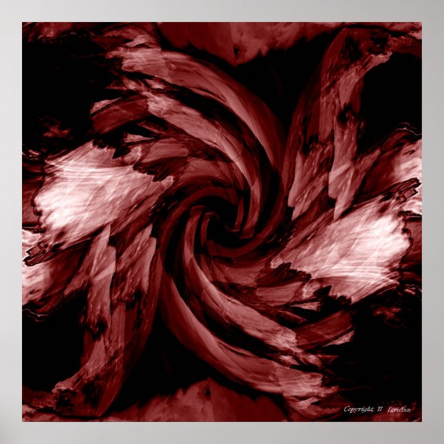 Póster Distorções turvas 3 (Frente)