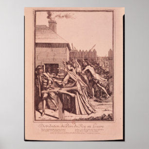 Poster Distribution of Bread at the Louvre