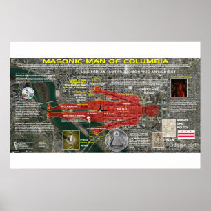Poster Distrito de Colúmbia - Homem Masônico 1