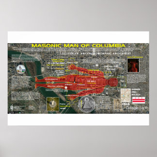 Poster Distrito de Colúmbia - Homem Masônico 1