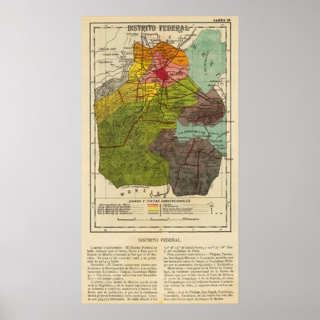 Poster Distrito Federal, México 2 (Frente)