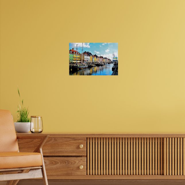 Poster Distrito Nyhavn, Dinamarca, (Sala de Estar 2)