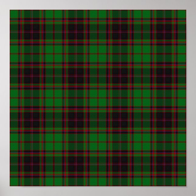 Poster Distrito Tartan - Buchan - Download digital (Frente)