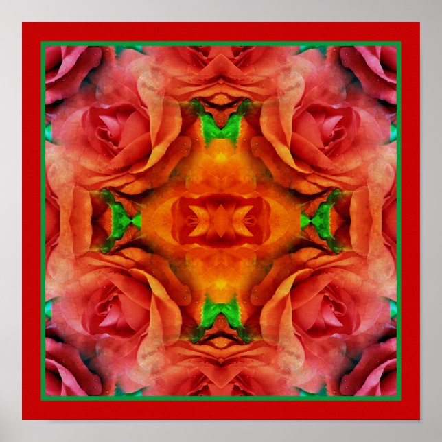 Poster Distúrbio de natureza do Abstrato da ventoinha da  (Frente)