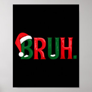 Poster Dito Divertido Bruh Meme Correspondente Adolescent