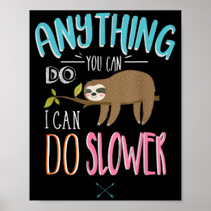 Poster Dito Engraçado Qualquer Coisa Que Você Pode Fazer