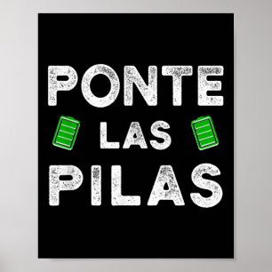 Poster Dito Las Las Dito Espanhol Divertido Motivacional