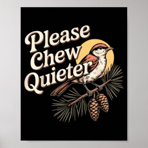 Poster Dito Sarcástico Engraçado Vintage Por Favor Mastig