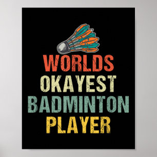 Poster Ditos de Peteca de Badminton 