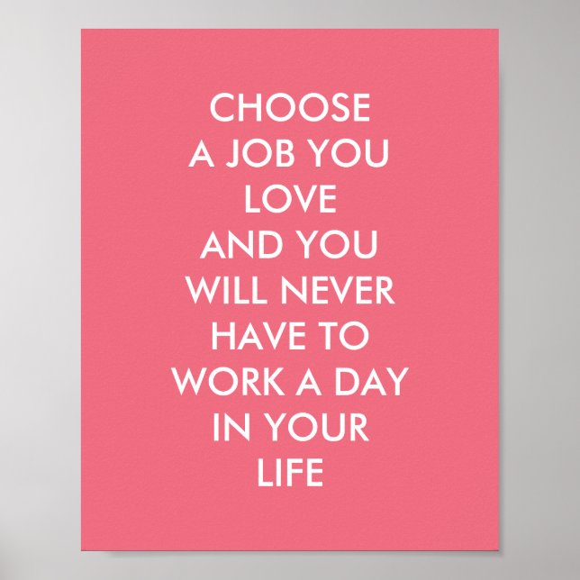 Póster Ditos Inspiracionais Personalizados Citação de Con (Frente)