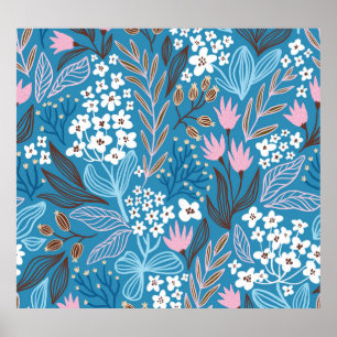 Poster Ditzy Floral: Vintage Primavera.