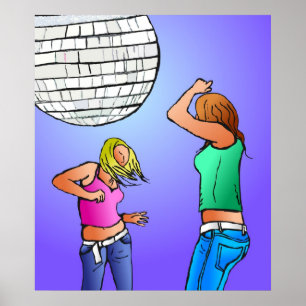 Póster Divas do disco