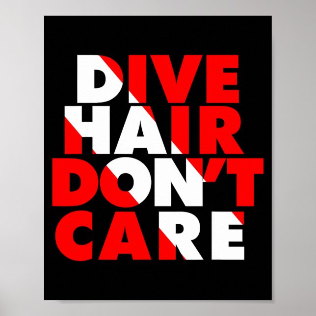 Poster Dive Hair Don't Care  (Frente)