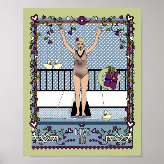 Poster Dive In_A_8x10 (Frente)