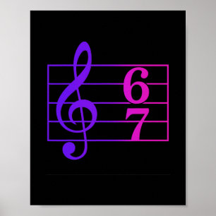 Poster Diversão 67 Música Meme Gíria Humor Professor de M