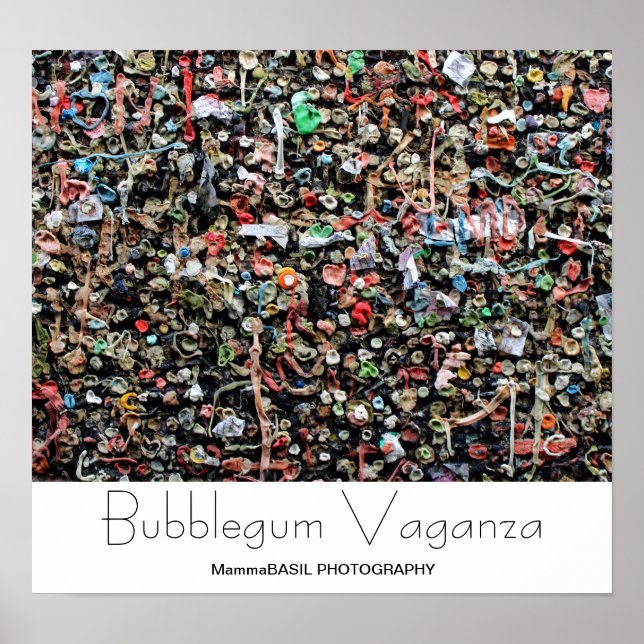 Póster Diversão Bublegum Vaganza Poster! (Frente)