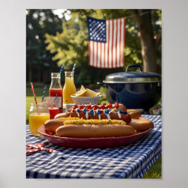 Poster Diversão de 4 de julho